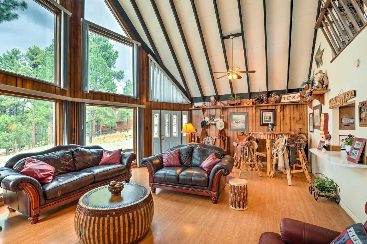 A-Frame Ruidoso Retreat With Deck, Grill And Views!别墅 外观 照片
