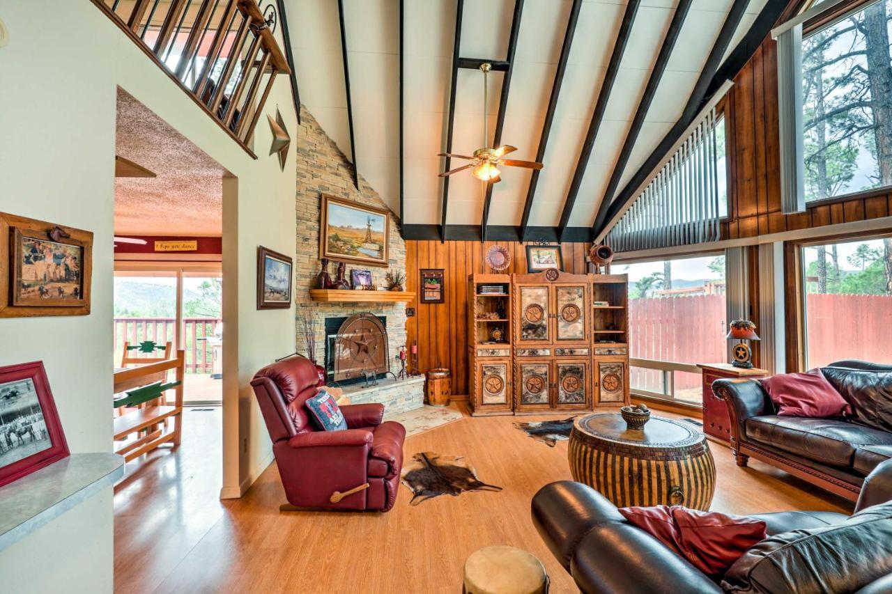A-Frame Ruidoso Retreat With Deck, Grill And Views!别墅 外观 照片