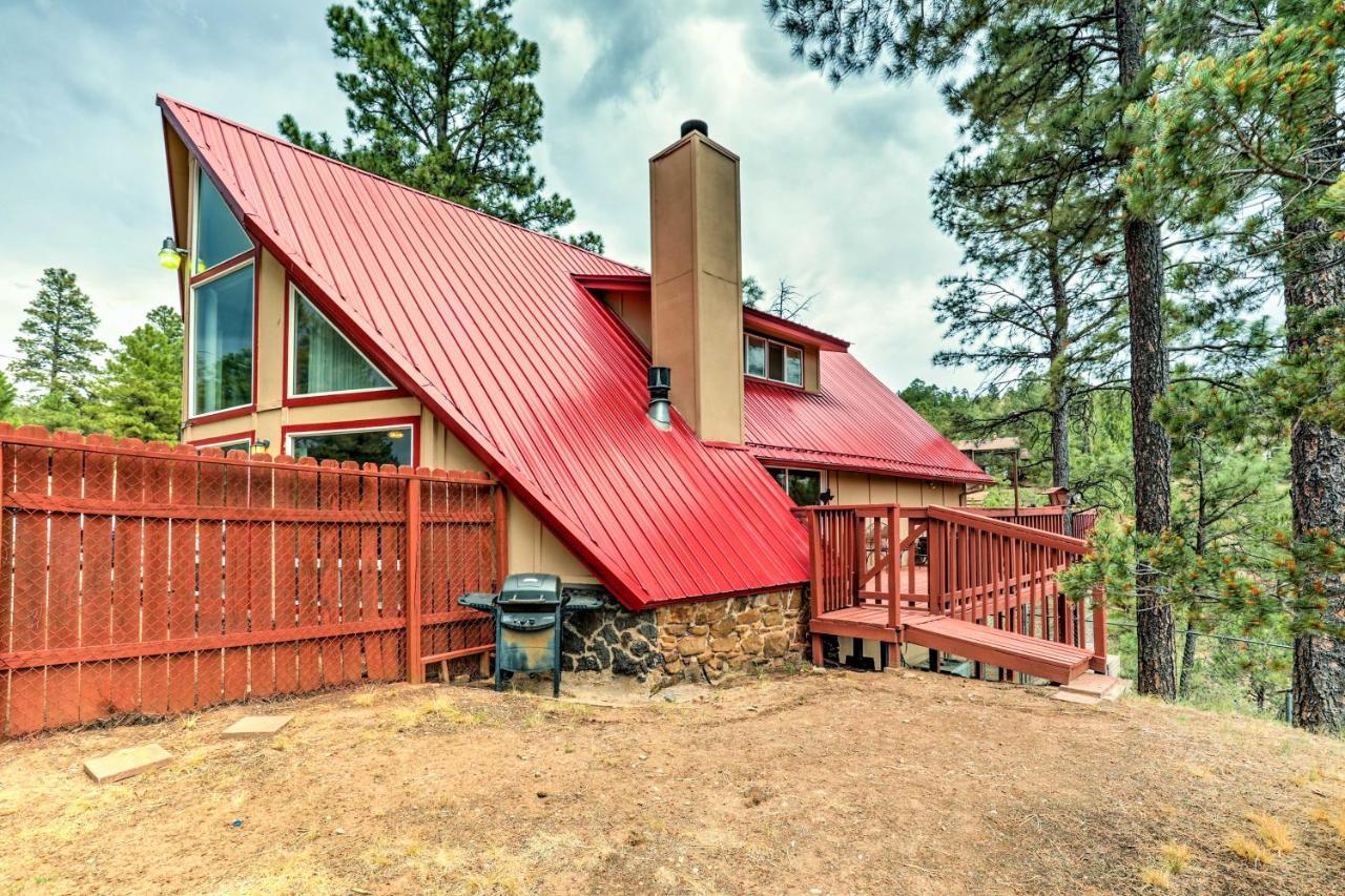A-Frame Ruidoso Retreat With Deck, Grill And Views!别墅 外观 照片