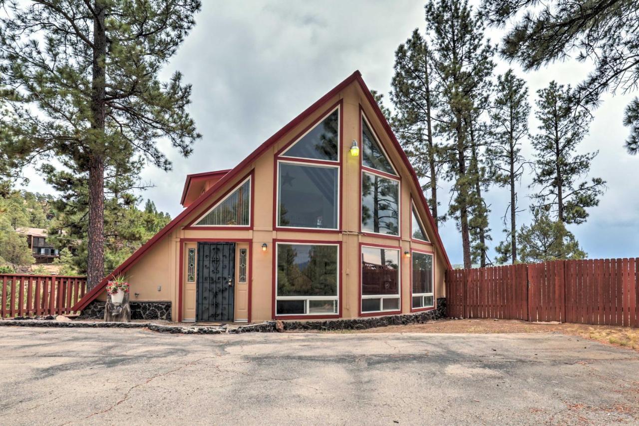 A-Frame Ruidoso Retreat With Deck, Grill And Views!别墅 外观 照片